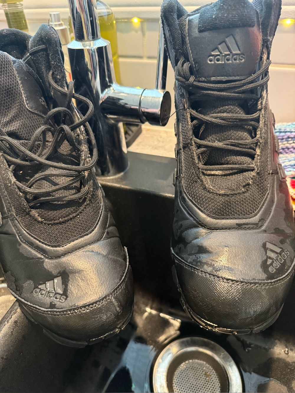 GSG-9.2 tactical Adidas Men's Black High-Top Athletic boots